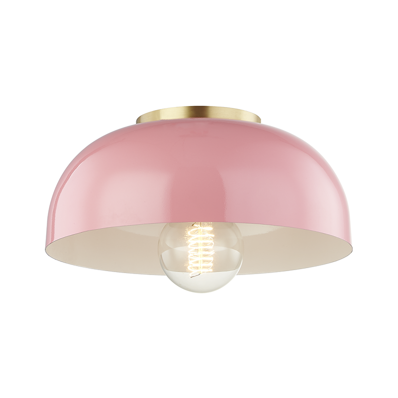 Avery 1-Light Small Semi-Flush Mount - Lamps Expo