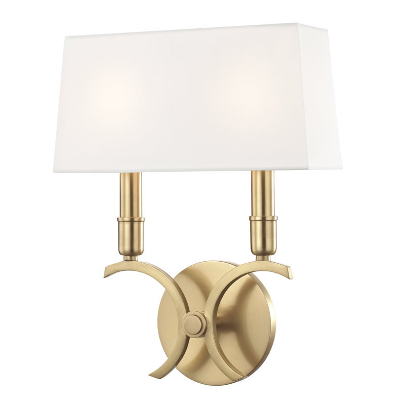 Gwen 2-Light Small Wall Sconce - Lamps Expo