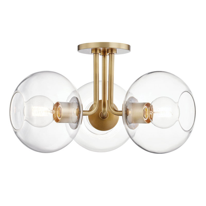 Margot 3-Light Semi-Flush Mount - Lamps Expo