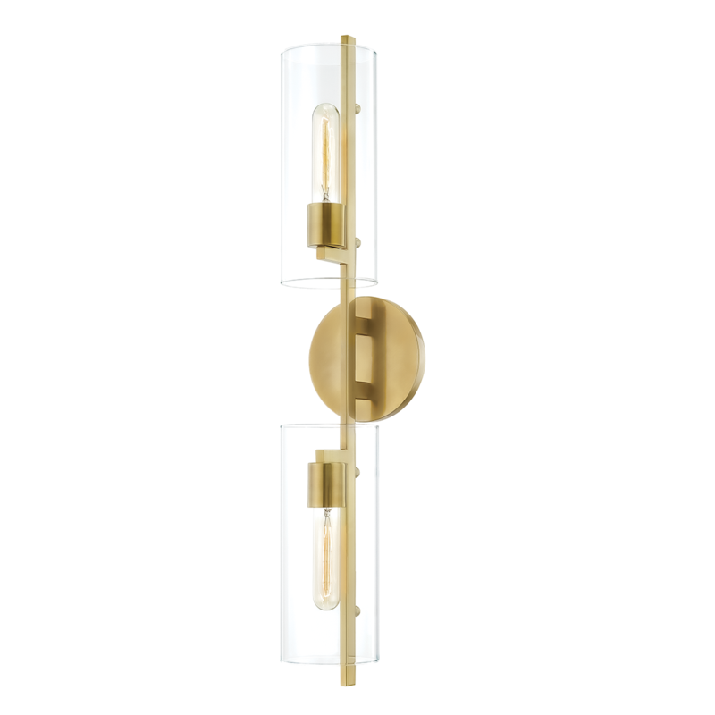 Ariel 2-Light Wall Sconce - Lamps Expo