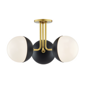 Renee 3-Light Semi-Flush Mount - Lamps Expo