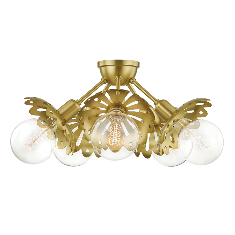 Alyssa 5-Light Semi-Flush Mount - Lamps Expo