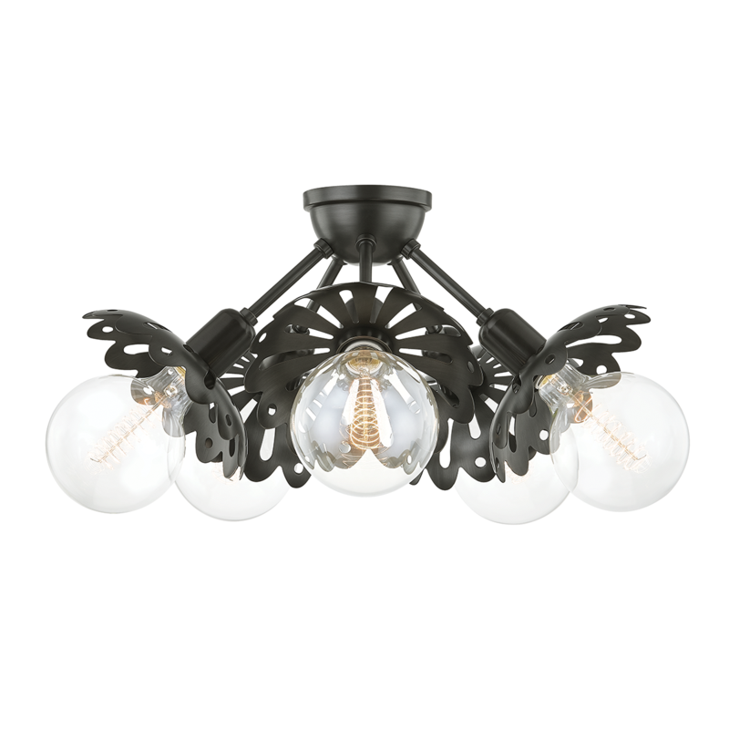 Alyssa 5-Light Semi-Flush Mount - Lamps Expo
