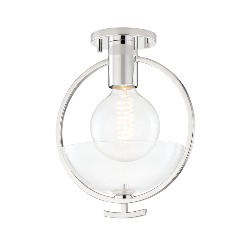 Ringo 1-Light Semi-Flush Mount - Lamps Expo