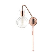 Riley 1-Light Wall Sconce with Plug - Lamps Expo