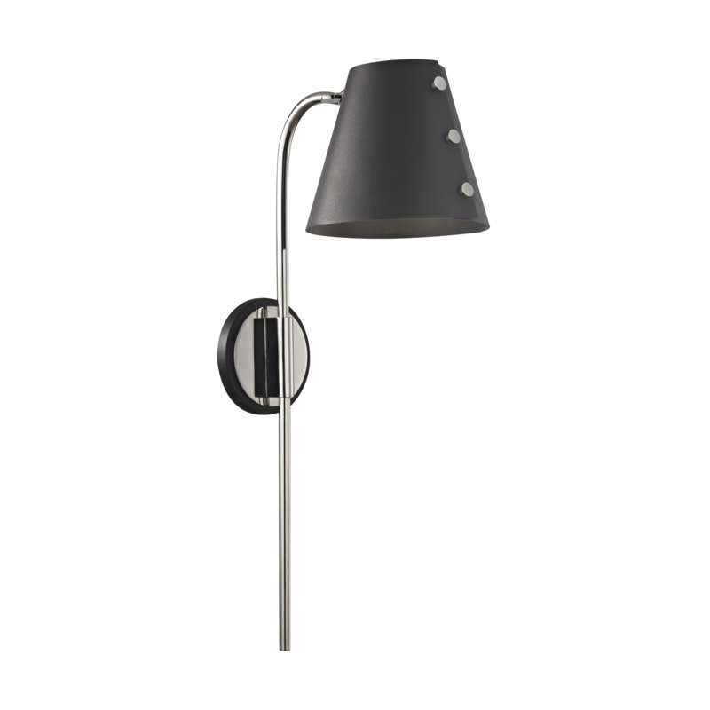 Meta 1-Light Wall Sconce with Plug - Lamps Expo