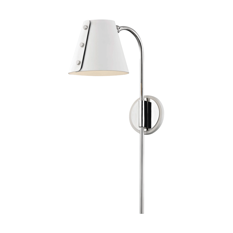 Meta 1-Light Wall Sconce with Plug - Lamps Expo