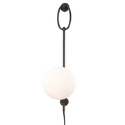 Gina 1-Light Wall Sconce with Plug - Lamps Expo
