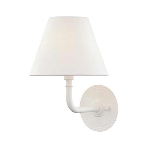Signature No.1 1-Light Wall Sconce in White (Glossy White) - Lamps Expo
