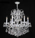 Vienna 6-Light Chandelier in Silver with Imperial Crystal - Lamps Expo