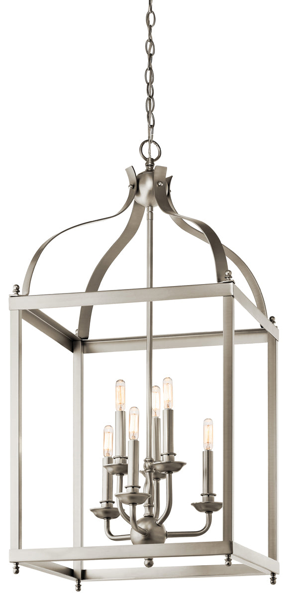 Larkin 6-Light Foyer Chandelier - Lamps Expo