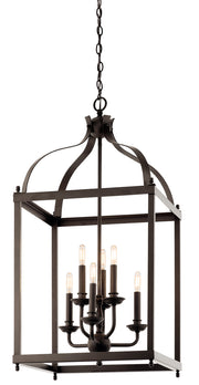 Larkin 6-Light Foyer Chandelier - Lamps Expo