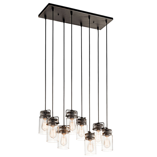Brinley 8-Light Linear Chandelier - Lamps Expo