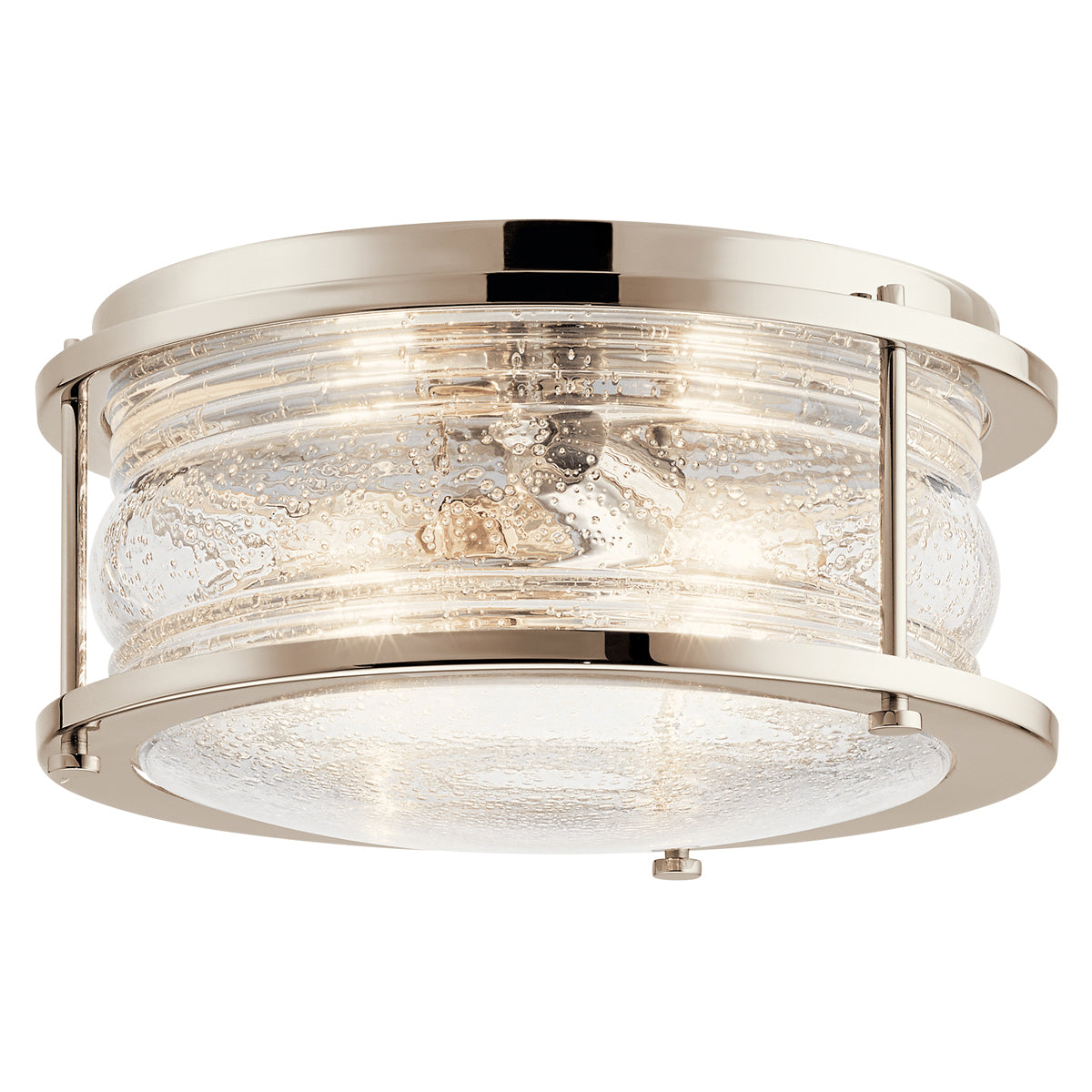 Ashland Bay Flush Mount 2-Light in Polished Nickel - Lamps Expo