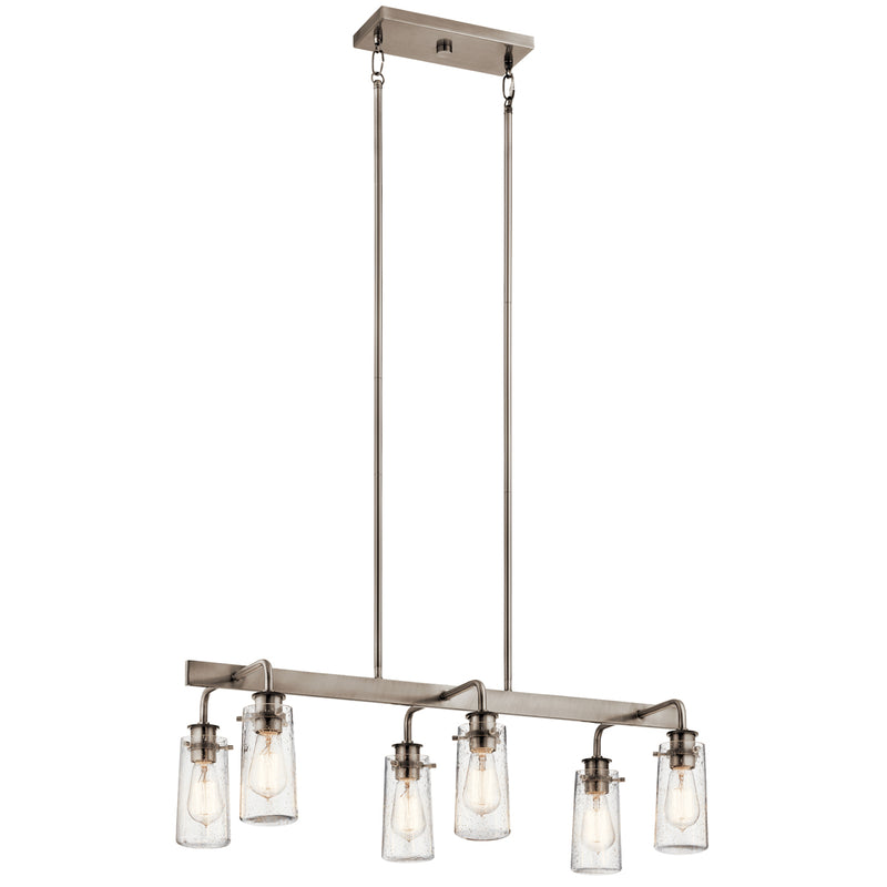 Braelyn 6-Light Linear Chandelier - Lamps Expo