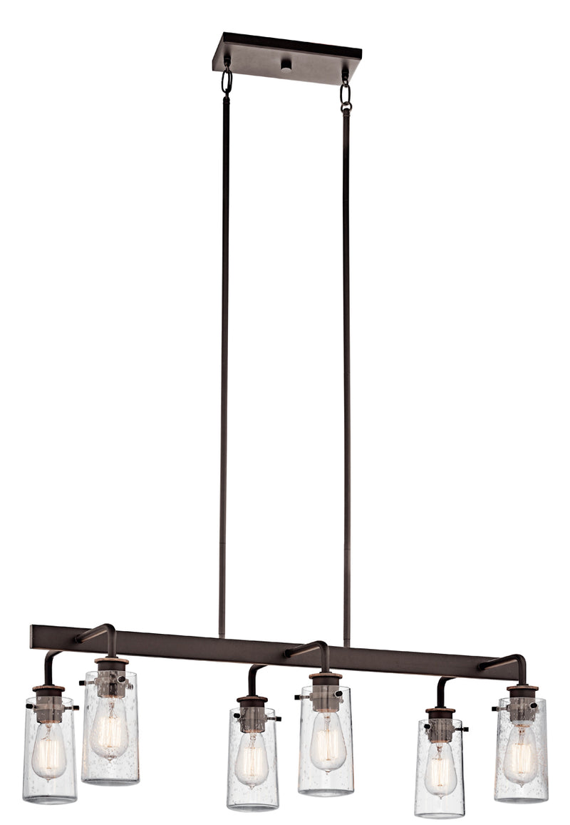 Braelyn 6-Light Linear Chandelier - Lamps Expo