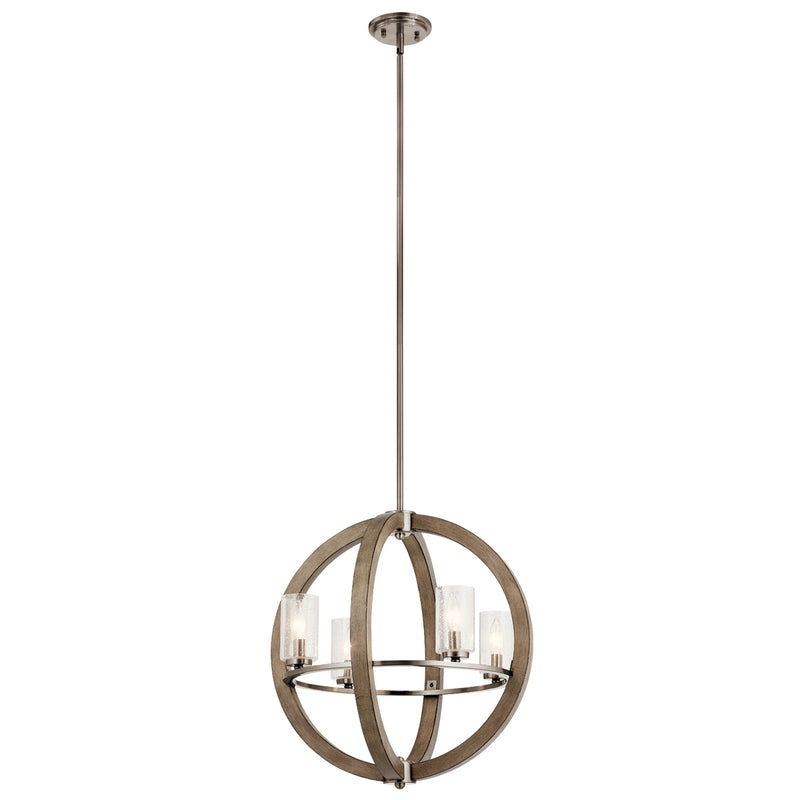 Grand Bank 4-Light Chandelier - Lamps Expo