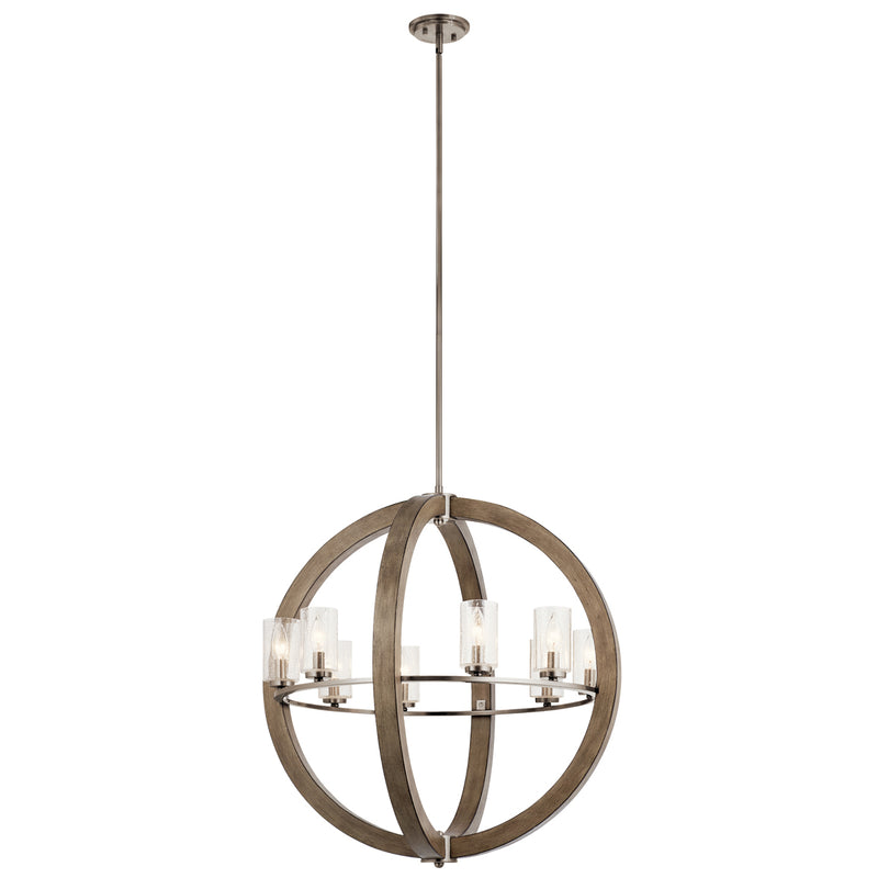 Grand Bank 8-Light Chandelier - Lamps Expo