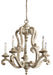 Hayman Bay Chandelier 5-Light in Distressed Antique White - Lamps Expo