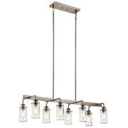 Braelyn 8-Light Linear Chandelier - Lamps Expo