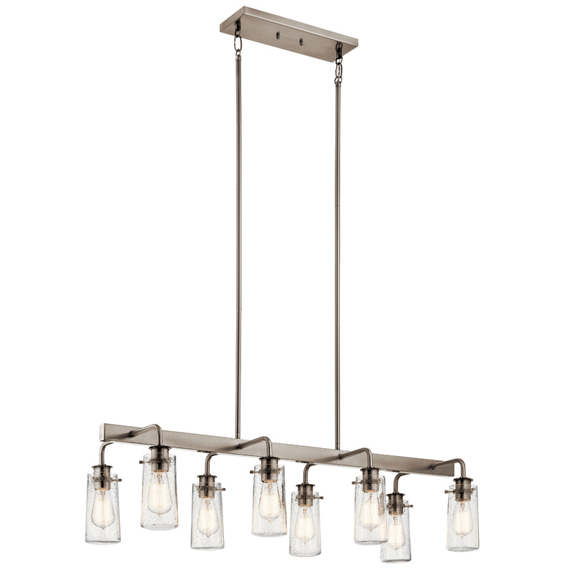Braelyn 8-Light Linear Chandelier - Lamps Expo