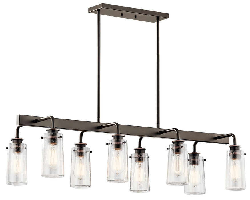 Braelyn 8-Light Linear Chandelier - Lamps Expo