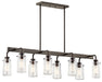 Braelyn 8-Light Linear Chandelier - Lamps Expo