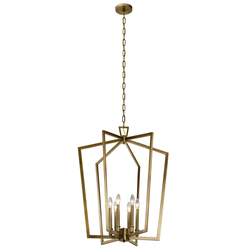 Abbotswell Large 6-Light Foyer Pendant - Lamps Expo