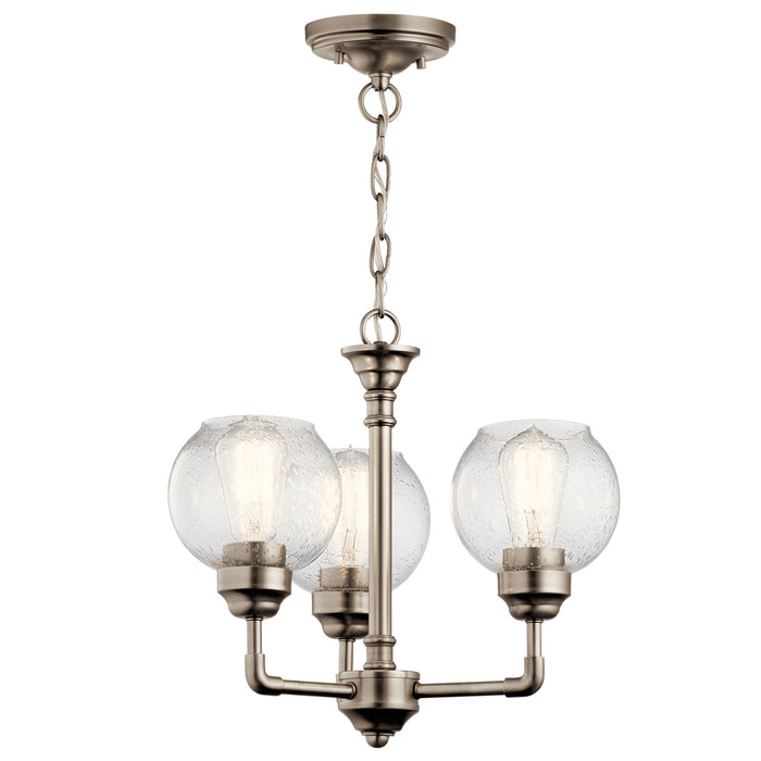 Niles 3-Light Chandelier/Semi-Flush (Convertible) - Lamps Expo
