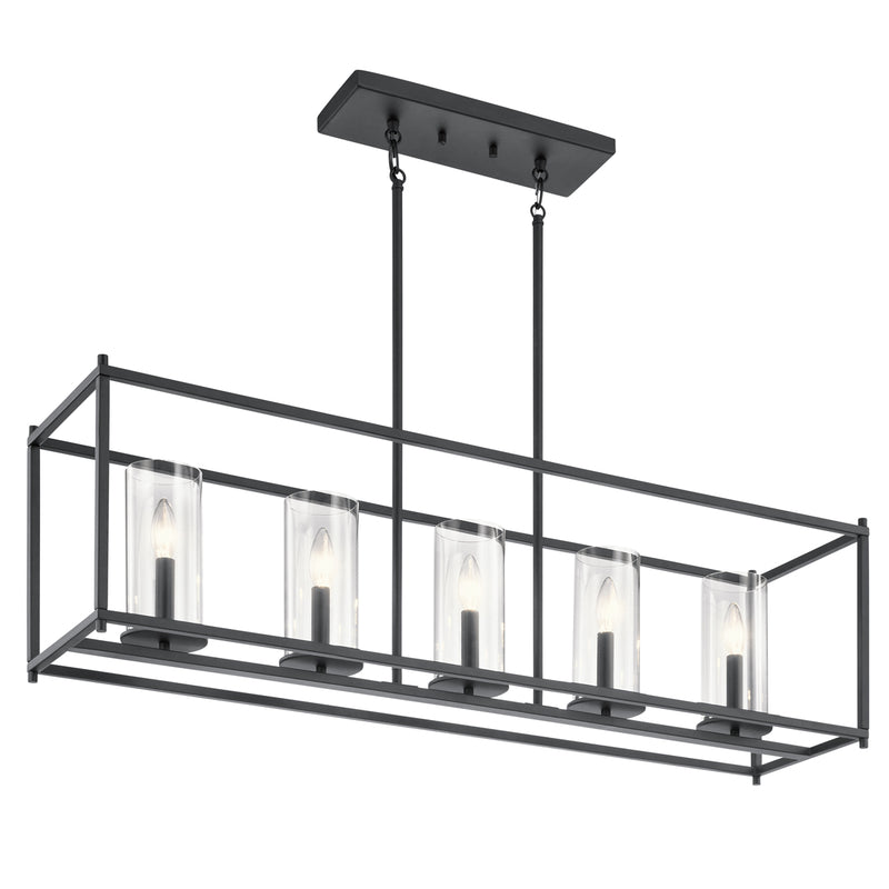 Crosby Linear 5-Light Chandelier - Lamps Expo