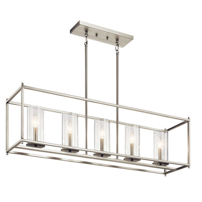 Crosby Linear 5-Light Chandelier - Lamps Expo