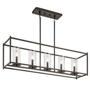 Crosby Linear 5-Light Chandelier - Lamps Expo
