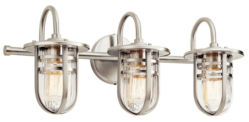 Caparros Bath Sconce 3-Light in Brushed Nickel - Lamps Expo