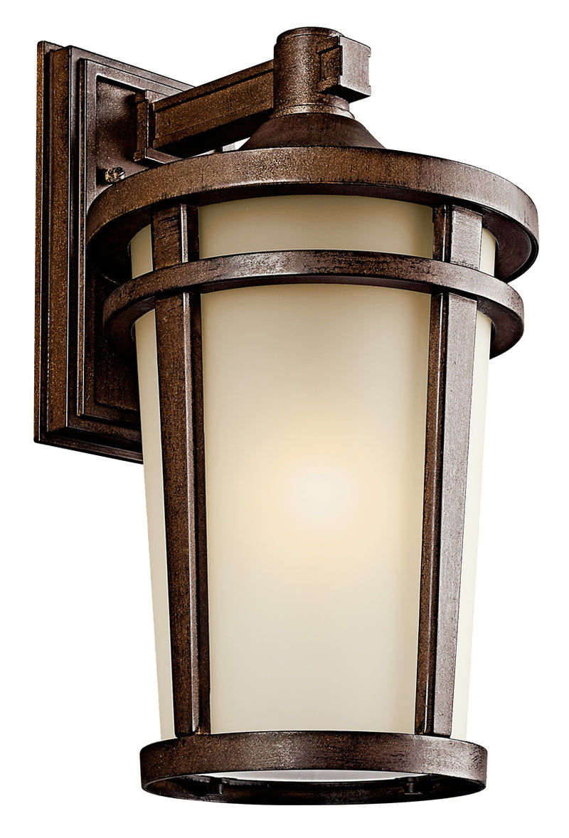 Atwood Outdoor Wall 1-Light in Brown Stone - Lamps Expo