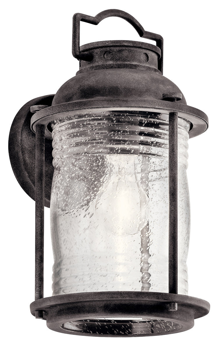 Ashland Bay Outdoor Wall 1-Light in Weathered Zinc - Lamps Expo