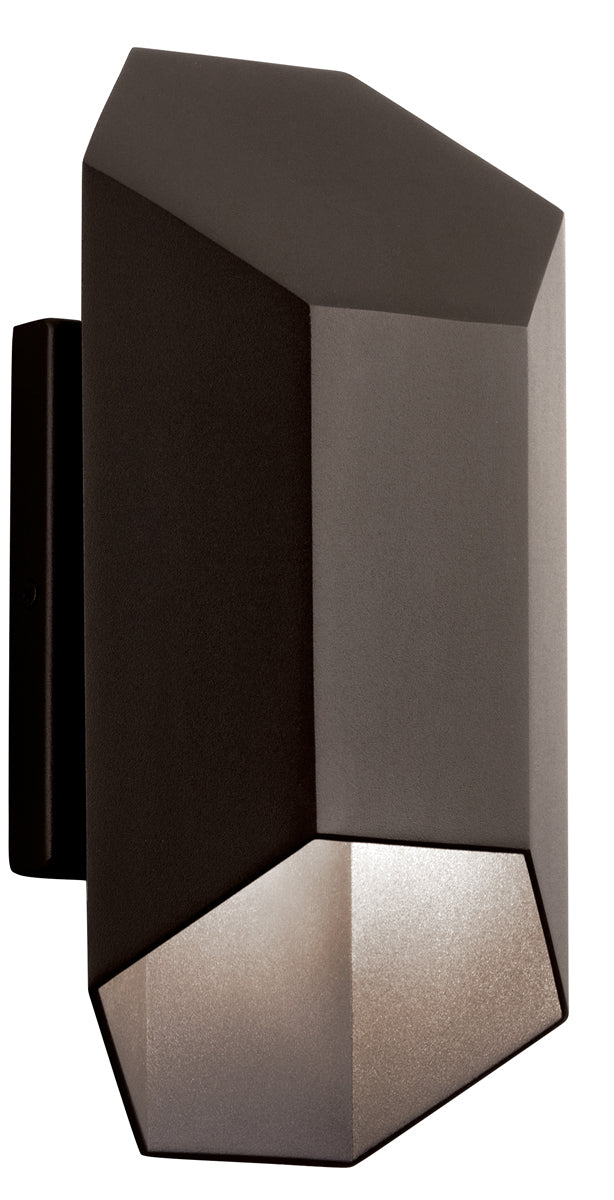 Estella Outdoor Wall 1-Light LED in Textured Architectural Bronze - Lamps Expo