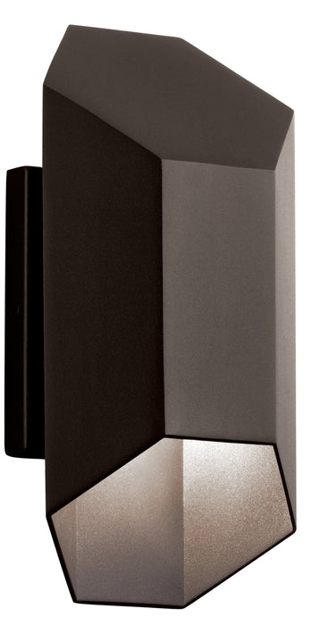 Estella Outdoor Wall 1-Light LED in Textured Architectural Bronze - Lamps Expo