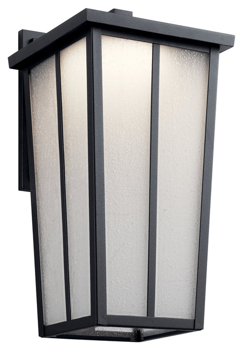 Amber Valley Outdoor Wall 1-Light LED in Textured Black - Lamps Expo