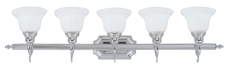 French Regency 5-Light Bath Vanity - Lamps Expo