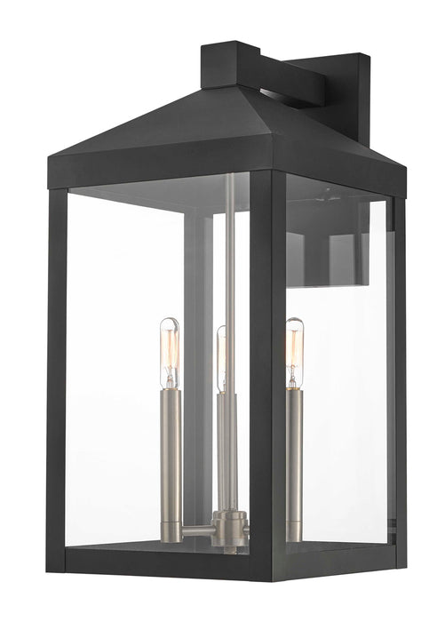 Nyack 3-Light Outdoor Wall Lantern - Lamps Expo