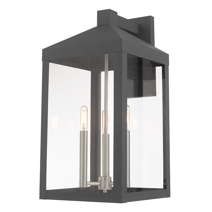 Nyack 3-Light Outdoor Wall Lantern - Lamps Expo