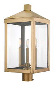 Nyack 3-Light Outdoor Post Top Lantern - Lamps Expo