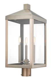 Nyack 3-Light Outdoor Post Top Lantern - Lamps Expo