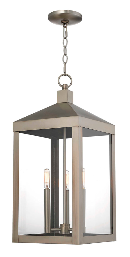 Nyack 3-Light Outdoor Pendant Lantern - Lamps Expo