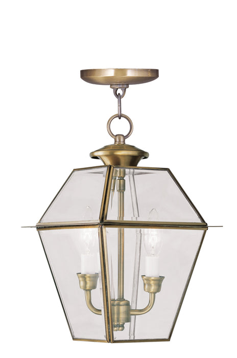 Westover 2-Light Outdoor Chain Lantern - Lamps Expo