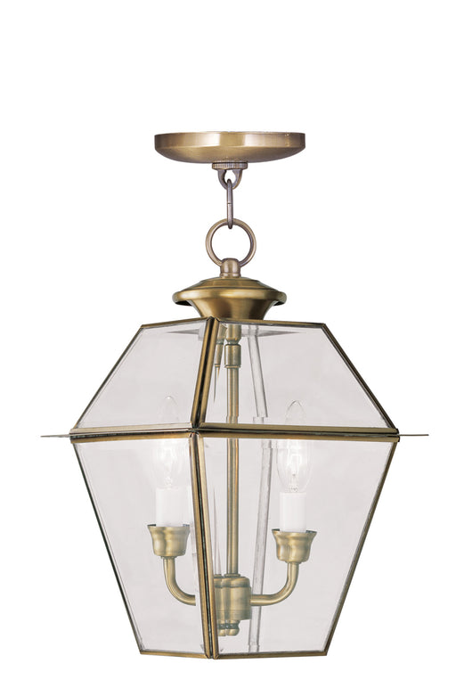 Westover 2-Light Outdoor Chain Lantern - Lamps Expo