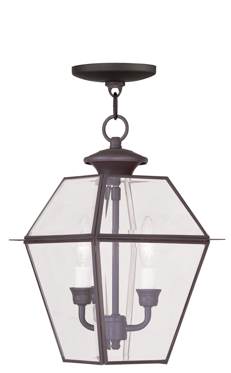 Westover 2-Light Outdoor Chain Lantern - Lamps Expo