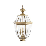 Monterey 3-Light Outdoor Post Lantern - Lamps Expo