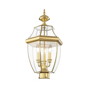 Monterey 3-Light Outdoor Post Lantern - Lamps Expo