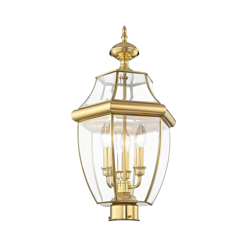 Monterey 3-Light Outdoor Post Lantern - Lamps Expo